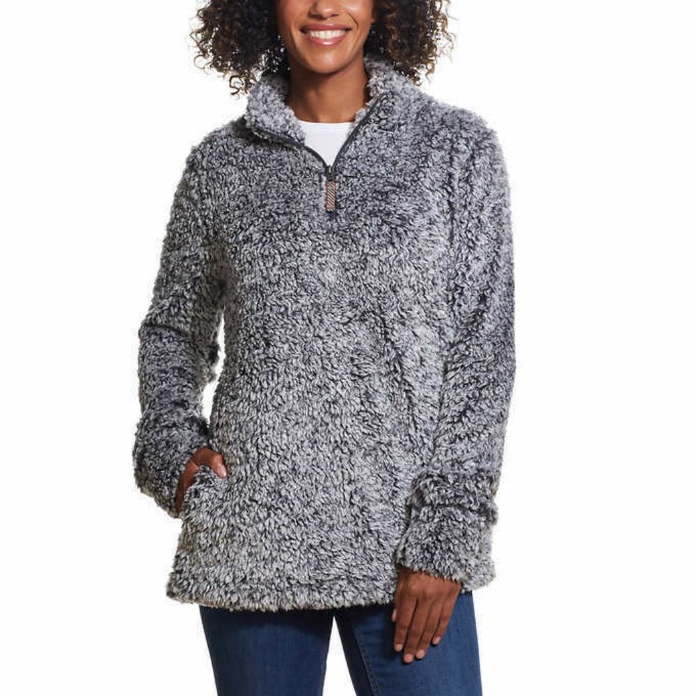 Weatherproof Ladies 1/4 Zip Pullover Sweater - Picture 6 of 8